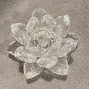 Swarovski Lotus Candle Holder